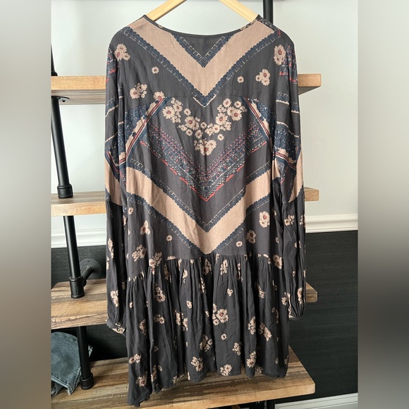 Free People From Your Heart Printed Bohemian Dress - Picture 9 of 9